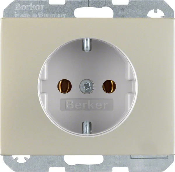 Berker Berker SCHUKO-Steckdose Edelstahl 41157004