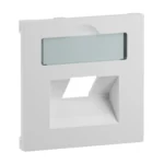 Legrand 765158 SEANO Abdeckung 1x RJ45 f Datendosen Fremdfabrikate Ultraweiß
