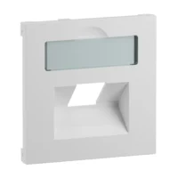 Legrand 765158 SEANO Abdeckung 1x RJ45 f Datendosen Fremdfabrikate Ultraweiß