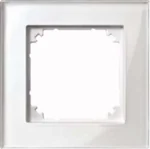 Merten Rahmen Glas 1 fach bril/weiß 489119