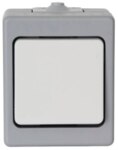 Kopp 564348006 Taster AP-FR mit Linse beleuchtet10AX 250V IP44 Std grau