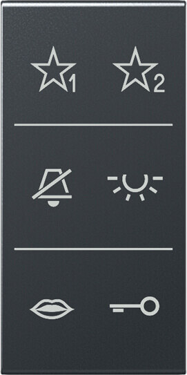 Jung Jung Design-Cover Audio Symbole bruchs SI A6 A DC ANM