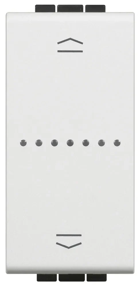 Legrand BTicino N4027C Rollladenschalter 1M für LivingLight with Netatmo Weiß