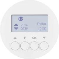 Berker Jalousie-Schaltuhr polarweiß glänzend 85741139