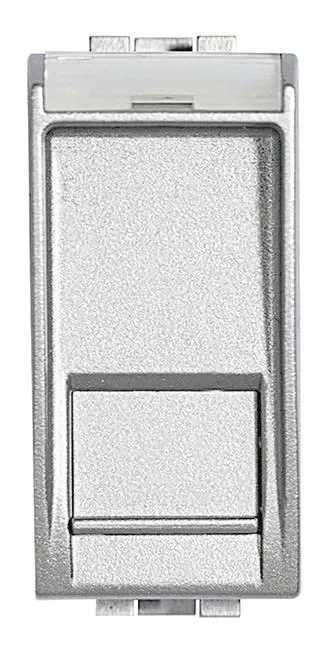 Legrand BTicino NT4279C6S LivingLight Datendose RJ45 geschaltet Kategorie6 STP werkzeuglos Tech