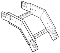 Van Geel POR75090300S Fallstück B750 H125 V4A Edelstahl
