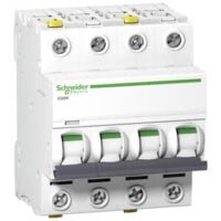 Schneider A9F03406 LS-Schalter iC60N 4-polig B 6A