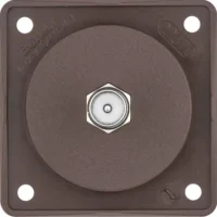 Berker Antennen Verbinderdose TV Berker B.Mobilbraun 945812501