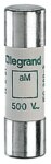 Legrand 014002 Zylindersicherung aM 2A 14x51 träge 500VAC 100kA ohne Schlagbolzen