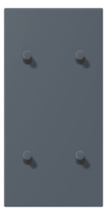 Jung Jung LC12-25R0262 Abdeckung mit Kipphebel "Zylinder" 2x2 Kipphebel senkrecht LS 1912 gri