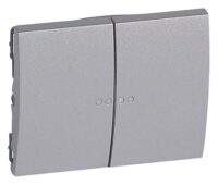 Legrand 771379 Wippe mit eingesetztem Fenster soft Aluminium