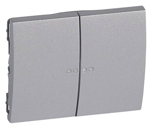 Legrand Legrand 771379 Wippe mit eingesetztem Fenster soft Aluminium