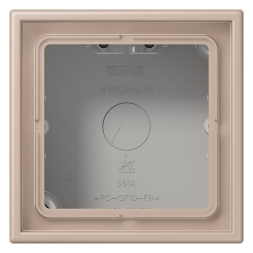 Jung Jung LC 581 A 240 AP-Kappe 1-fach Duroplast lackiert Serie LS ombre brûlée claire