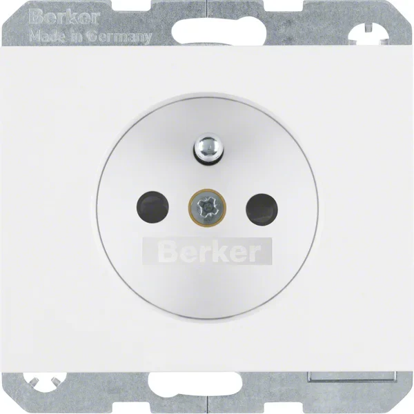 Berker Berker Steckdose pws mit Schutzkon.-stift 6765757009