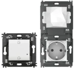 BTicino N4501C Gateway+Steckdose+Master- switch LivingLight with Netatmo Weiß