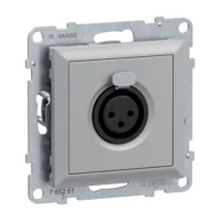 Legrand 765261 SEANO XLR-Dose 3-polig weiblich Schraubklemmen:0,5 mm² inklusive
