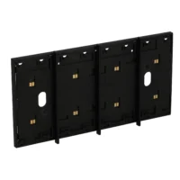 BTicino KG8104 LivingNow 4M Rahmen mit integr. Busleitung Black