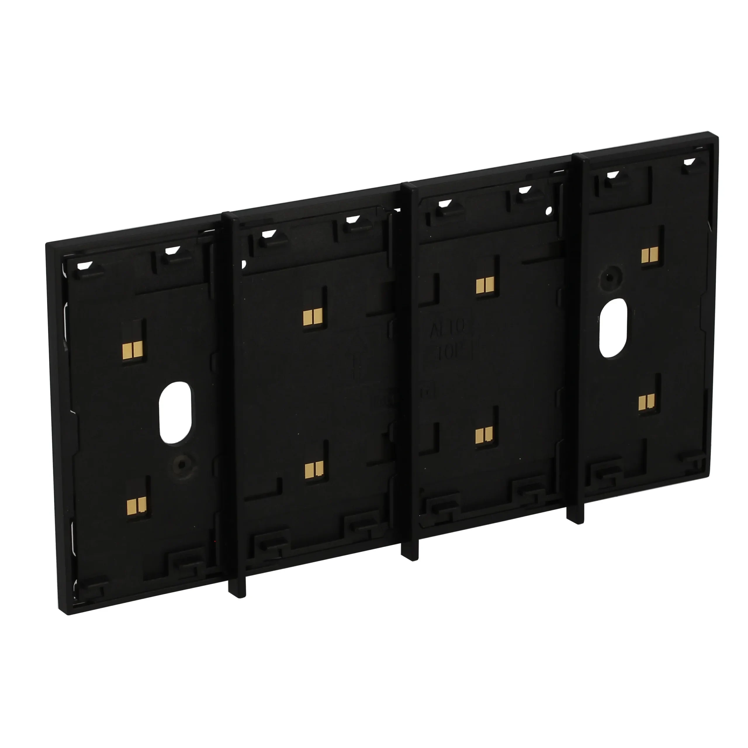 Legrand BTicino KG8104 LivingNow 4M Rahmen mit integr. Busleitung Black