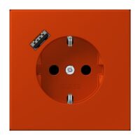 Jung LC1520-18A244 SCHUKO-Steckdose mit USB Typ A LC4320A