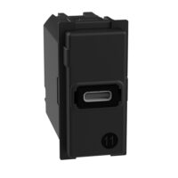 Bticino K4192C LivingNow USB-Ladesteckdose 1-modulig m.1xUSB-C