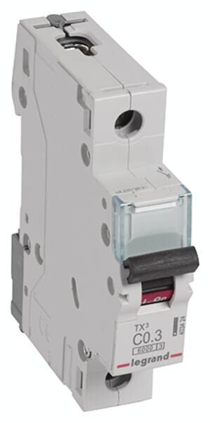 Legrand Legrand 403424 TX3 LS-Schalter C 0,3A 1-polig 6kA 230/400VAC 1TE