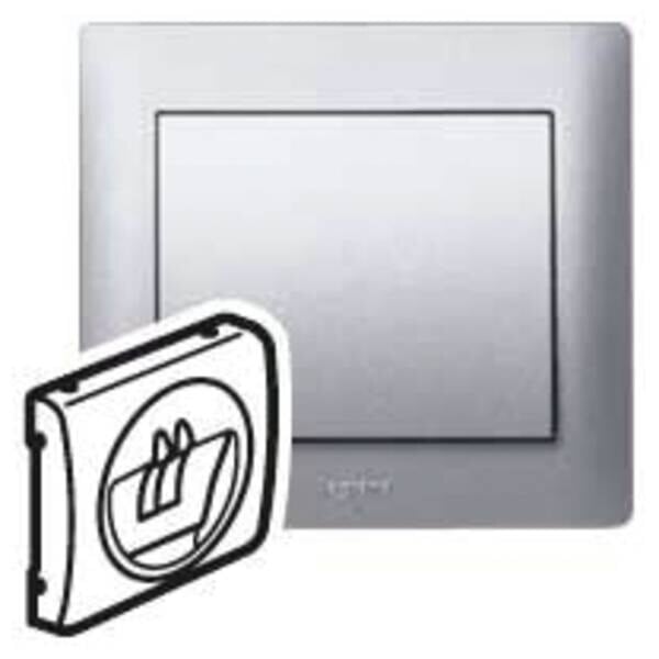Legrand Legrand 771300 Abdeckung HIFI Lautsprecher 1-fach Galea soft Aluminium
