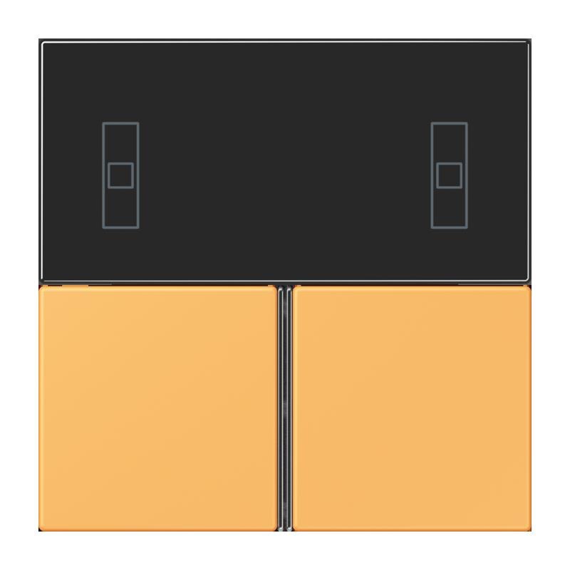 Jung Jung LC4093TSA254 KNX Tastensatz für Komfortregler LC4320L