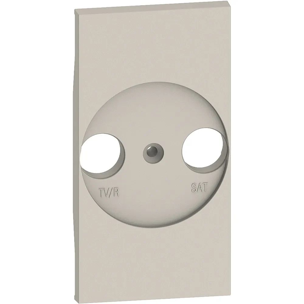 Legrand BTicino KM4212 LivingNow 2M Abdeckung TV-SAT-Dose in der Farbausführung Sand
