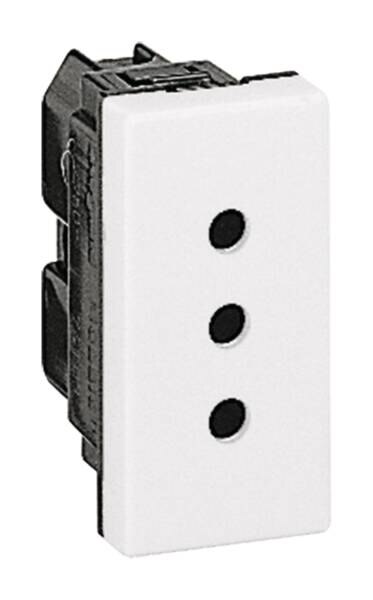 Legrand Legrand 077511 Steckdose Italien (SK) 2P+E 10/16 A Mosaic weiß