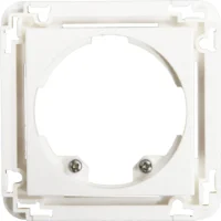 BEG Brück Electronic Zentralplatte 45x45 perlweiß 39075