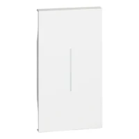 BTicino KW01M2 LivingNow 2M Tasten- abdeckung ohne Symbol in Farbausführung White