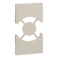 BTicino KM03 LivingNow 2M Abdeckung für Steckdose Schuko/italienisch Sand