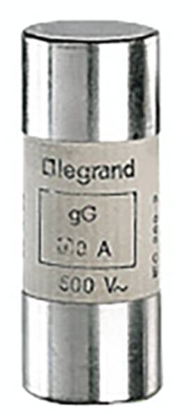 Legrand 015516 Zylindersicherung gG 16A 22x58 trägflink 500VAC 100kA mit Schlagb.