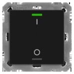MDT KNX Taster 1-fach Light 55 schwarz matt Schalter BE-TAL550106.B1
