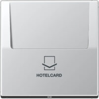 Jung Hotelcard-Schalter alu ohne Taster-Einsatz AL 2990 CARD