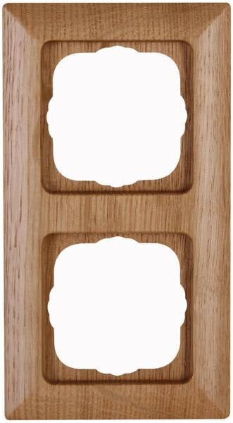 Kopp Kopp 306630004 Abdeckr.2-fach HK02 eiche
