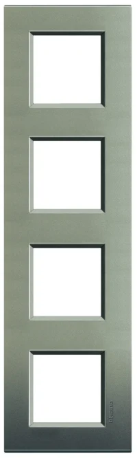 BTicino LNA4802M4AE LivingLight Abdeckrahmen 4-fach 2+2+2+2M Avenue