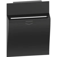 BTicino KG22M2 LivingNow 2M Abdeckung für Hotel-Card-Schalter Black