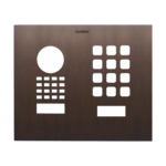 DoorBird D1101KH Modern Aufputz/ Unterputz Frontblende – Echte Baubronze
