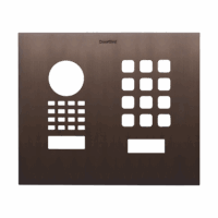 DoorBird D1101KH Modern Aufputz/ Unterputz Frontblende – Echte Baubronze