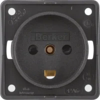 Berker Steckdose schwarz 9627205