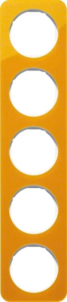 Berker Berker Rahmen 5-fach orange tr./polws glänzend 10152339