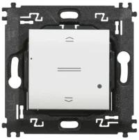 Bticino N4027CW Drahtloser Wandsender Rollladen LivingLight with Netatmo Weiß
