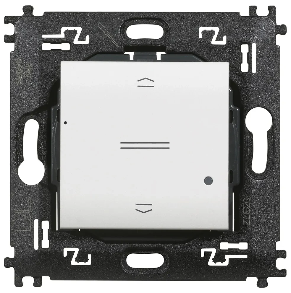 Legrand Bticino N4027CW Drahtloser Wandsender Rollladen LivingLight with Netatmo Weiß