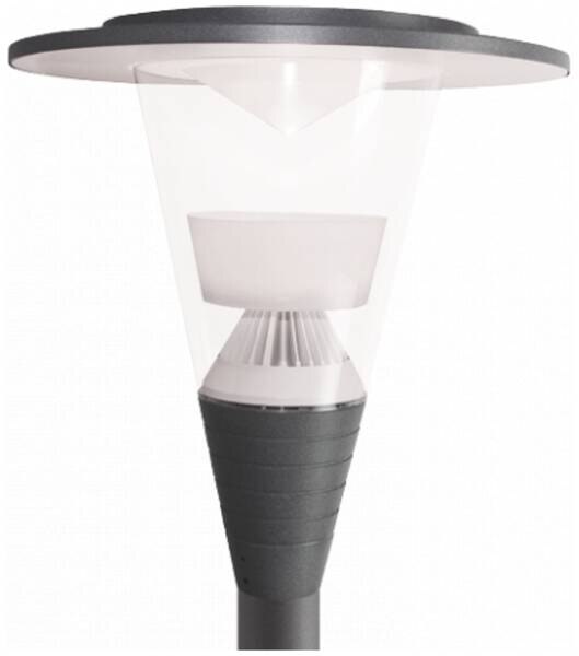 SG Leuchten SG LEUCHTEN LED-Aufsatzleuchte 24W 3000K RAY 8246079376 2990lm grau Konverter Aluminium IP65