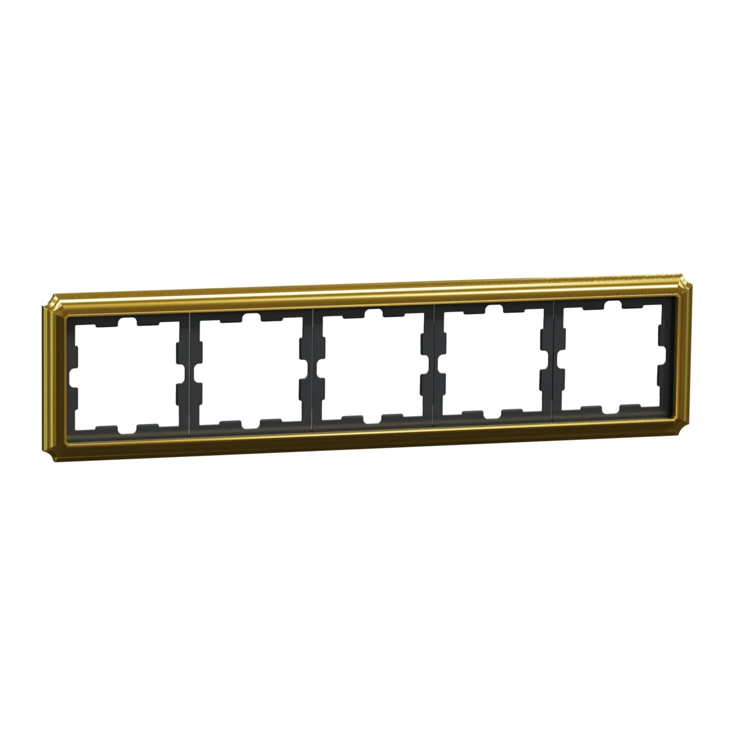 Merten Merten D-Antik Metallrahmen 5-fach, 24k gold MEG4050-4741