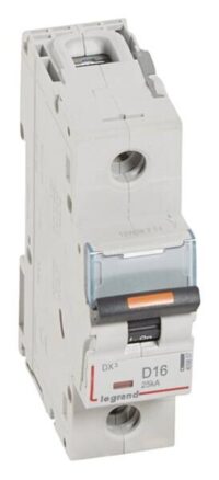 Legrand 409807 DX3 LS-Schalter D 16A 1-polig 25kA 230/400VAC 1,5TE