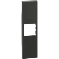 BTicino KG07K LivingNow 1M Keystone- Adapter für RJ-Einsätze Black