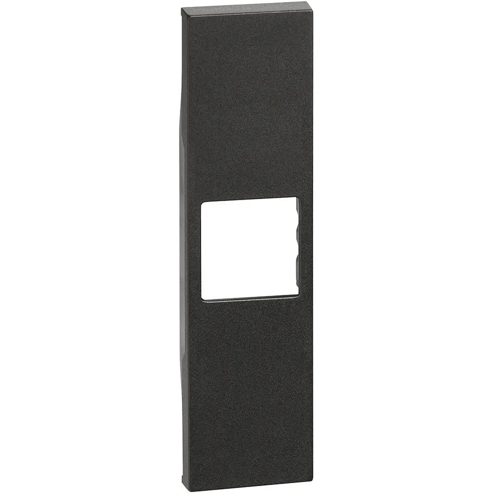 BTicino KG07K LivingNow 1M Keystone- Adapter für RJ-Einsätze Black