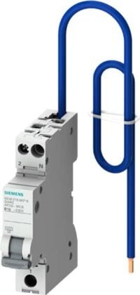 Siemens 5SV6016-6KP16 AFDD/MCB-Kombi 230V 6kA 1-polig+N B 16A kompakt 1TE pigtail